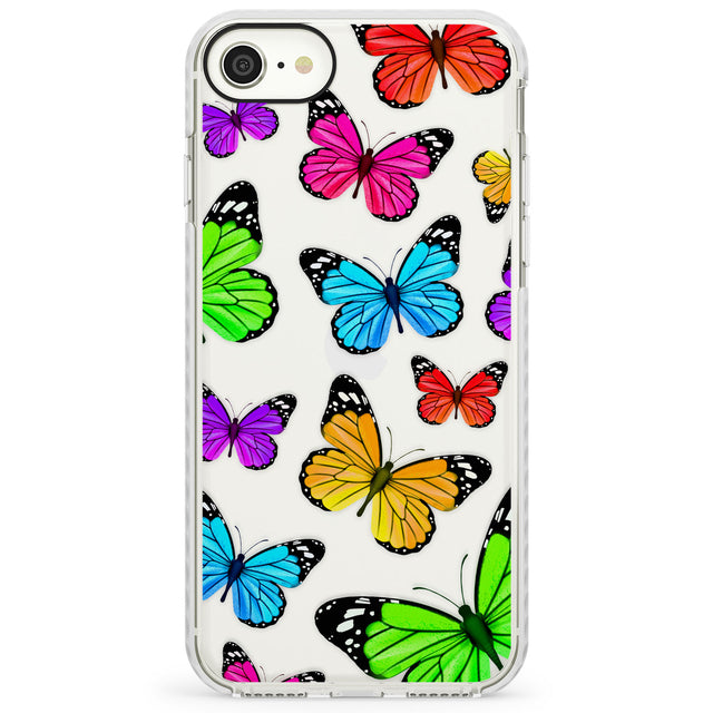 Vibrant ButterfliesImpact Phone Case for iPhone SE