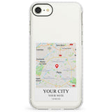 Personalised World MapImpact Phone Case for iPhone SE