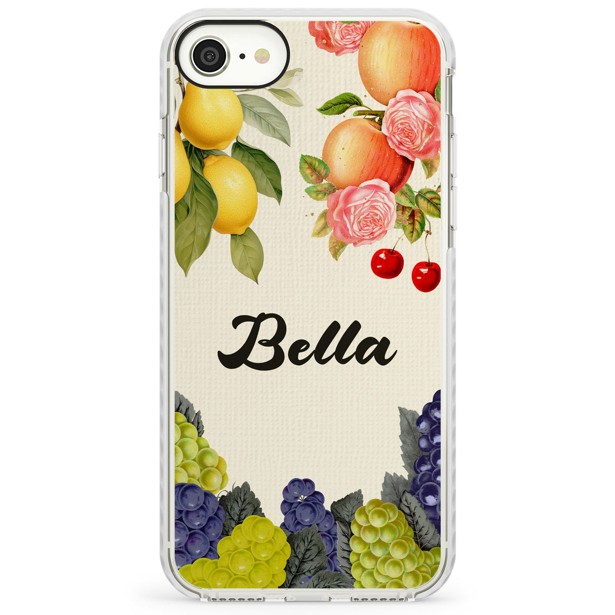 Personalised Vintage FruitsImpact Phone Case for iPhone SE