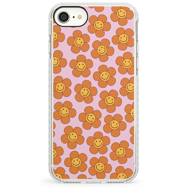 Floral SmilesImpact Phone Case for iPhone SE