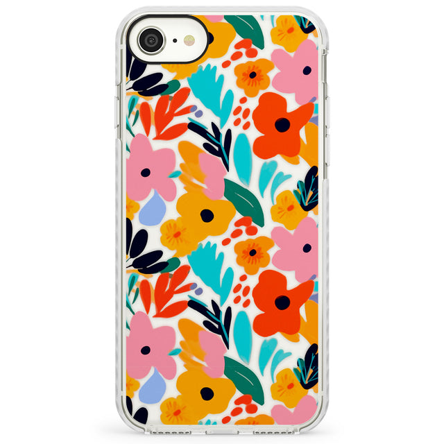 Floral FiestaImpact Phone Case for iPhone SE