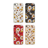 Halloween Skulls and Flowers Phone Case for iPhone SE