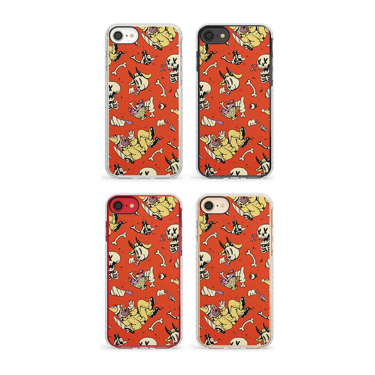 Halloween Mix Pattern Phone Case for iPhone SE