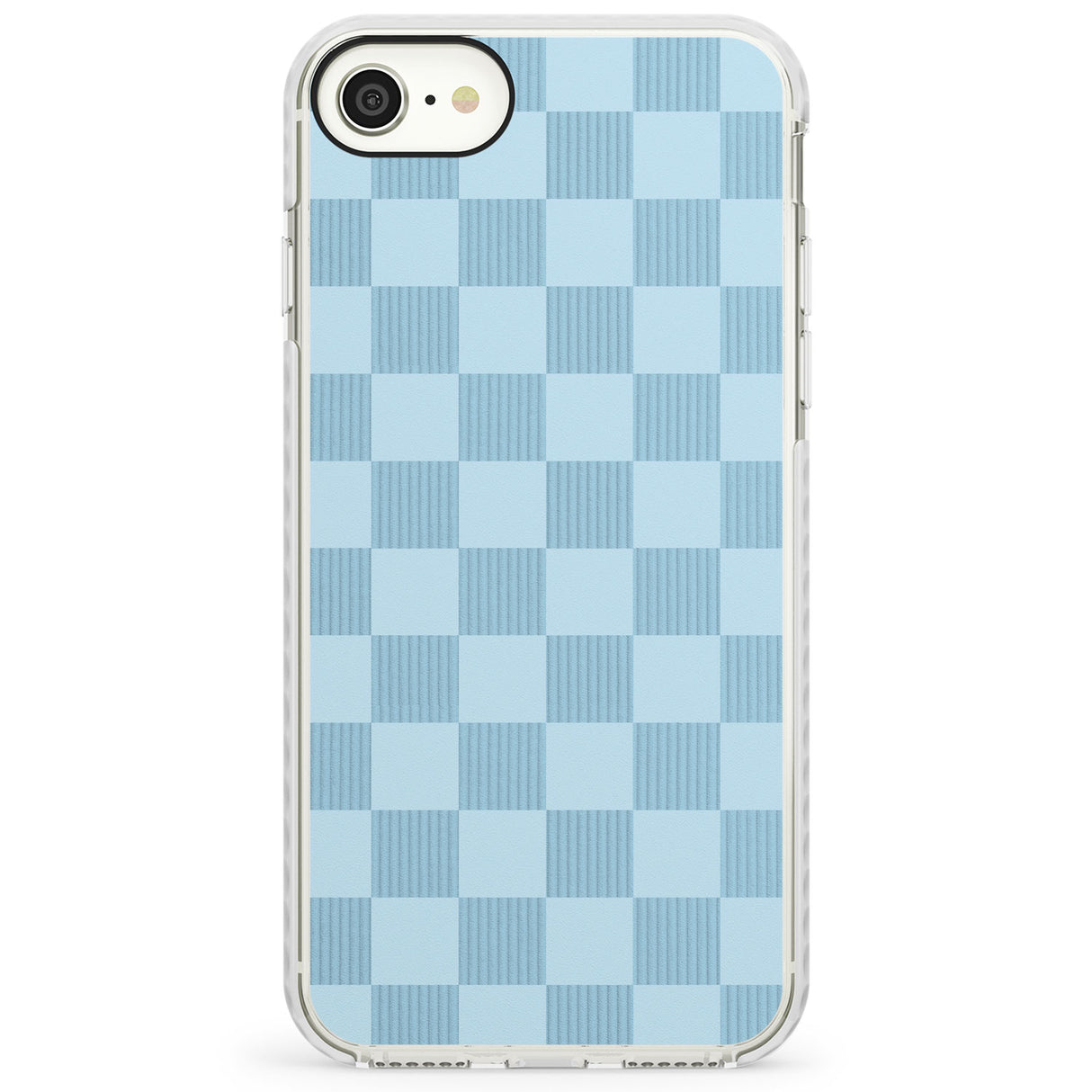 SKYBLUE CHECKEREDImpact Phone Case for iPhone SE