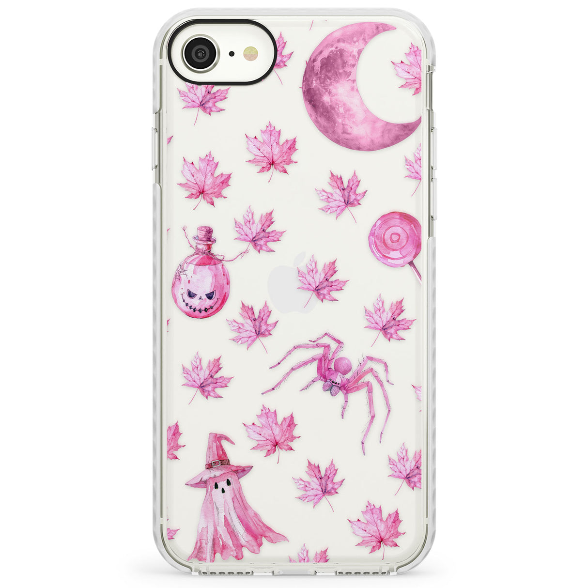 Pink Moon & MapleImpact Phone Case for iPhone SE