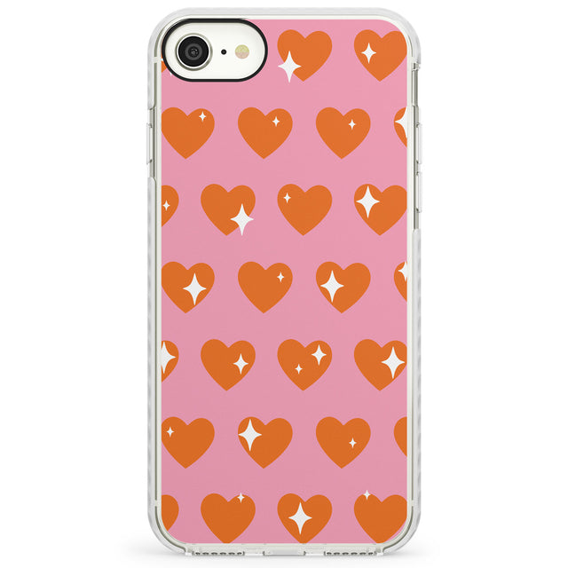 Sweet Hearts (Sunset)Impact Phone Case for iPhone SE