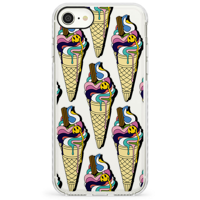 Trip & Drip Ice CreamImpact Phone Case for iPhone SE