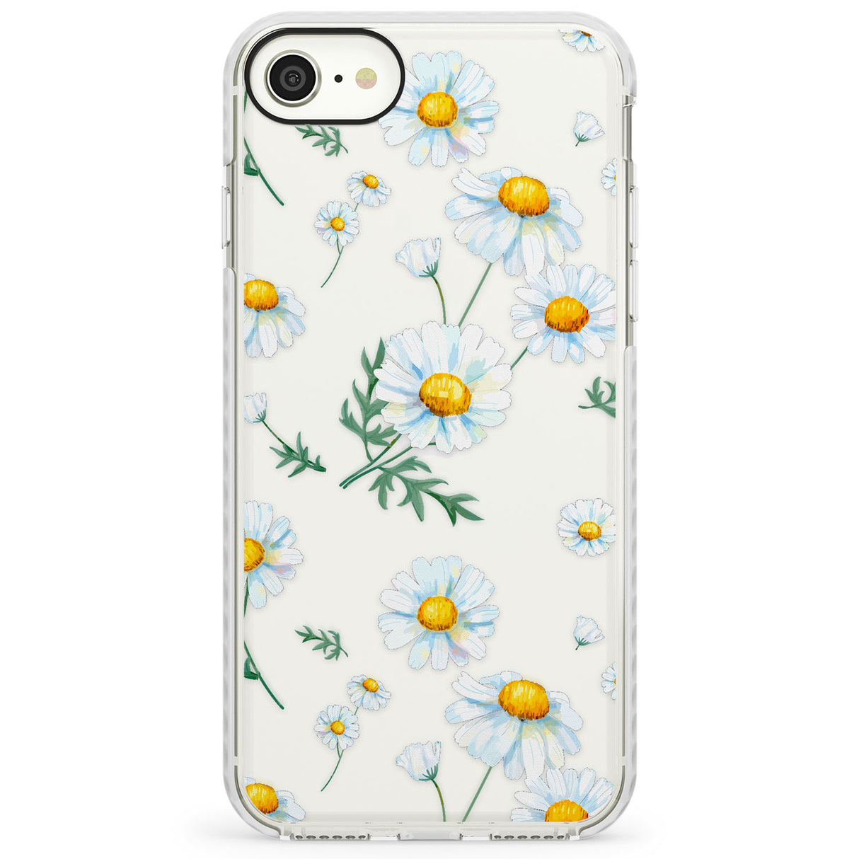 Vintage Painted DaisiesImpact Phone Case for iPhone SE