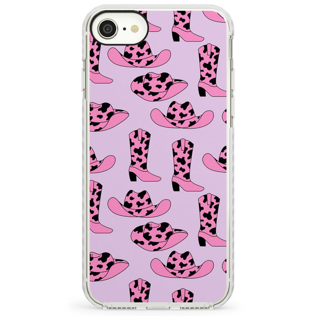 Cow-Girl PatternImpact Phone Case for iPhone SE