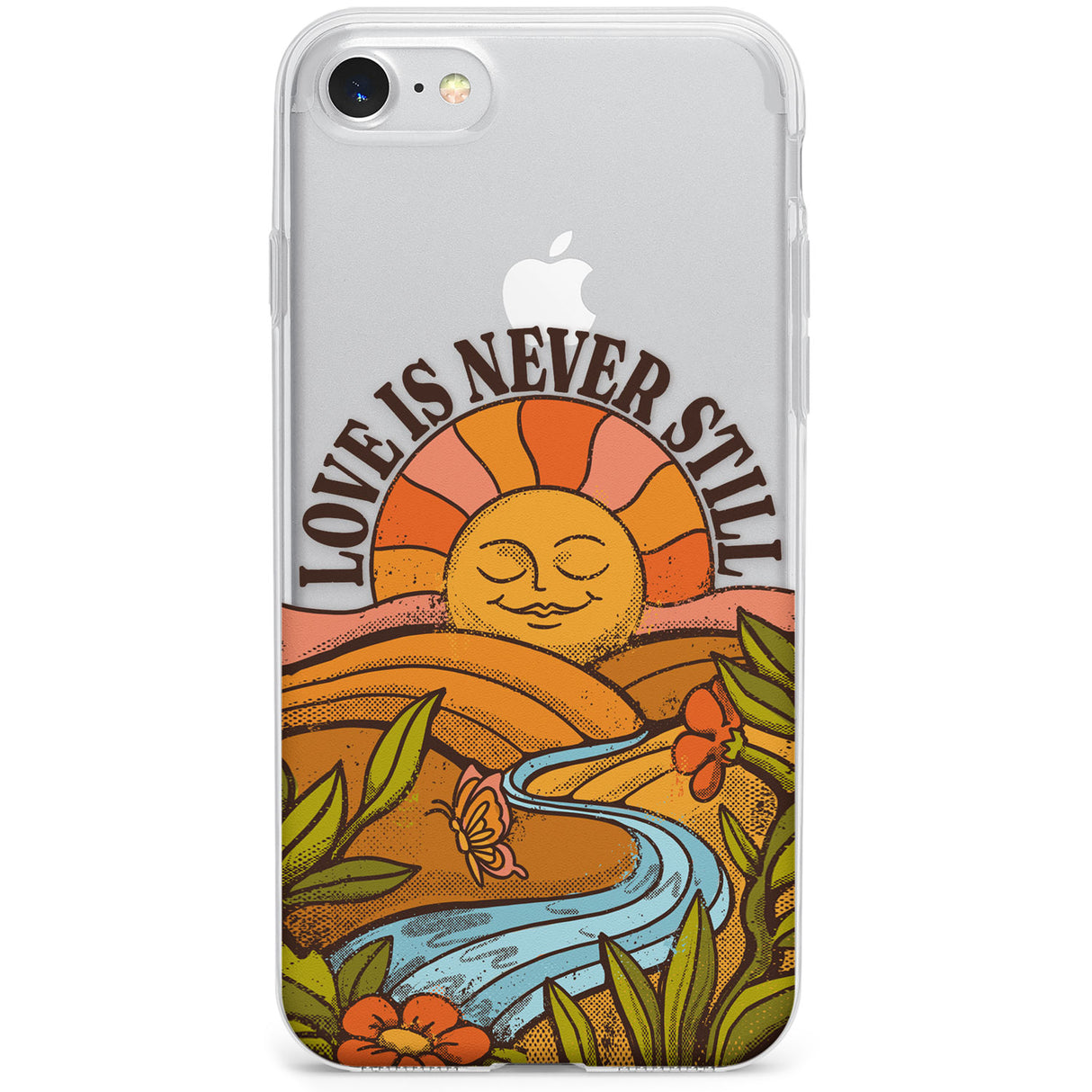 Love is Never Still Phone Case for iPhone SE 2020, iPhone SE 2022