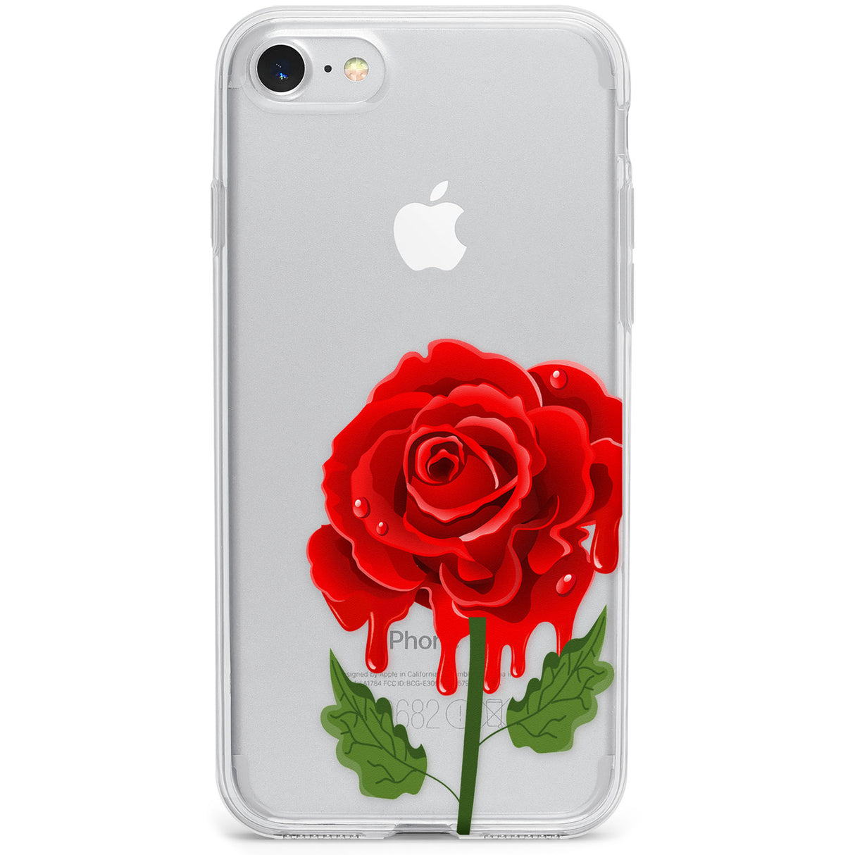 Melting Rose Phone Case for iPhone SE 2020, iPhone SE 2022