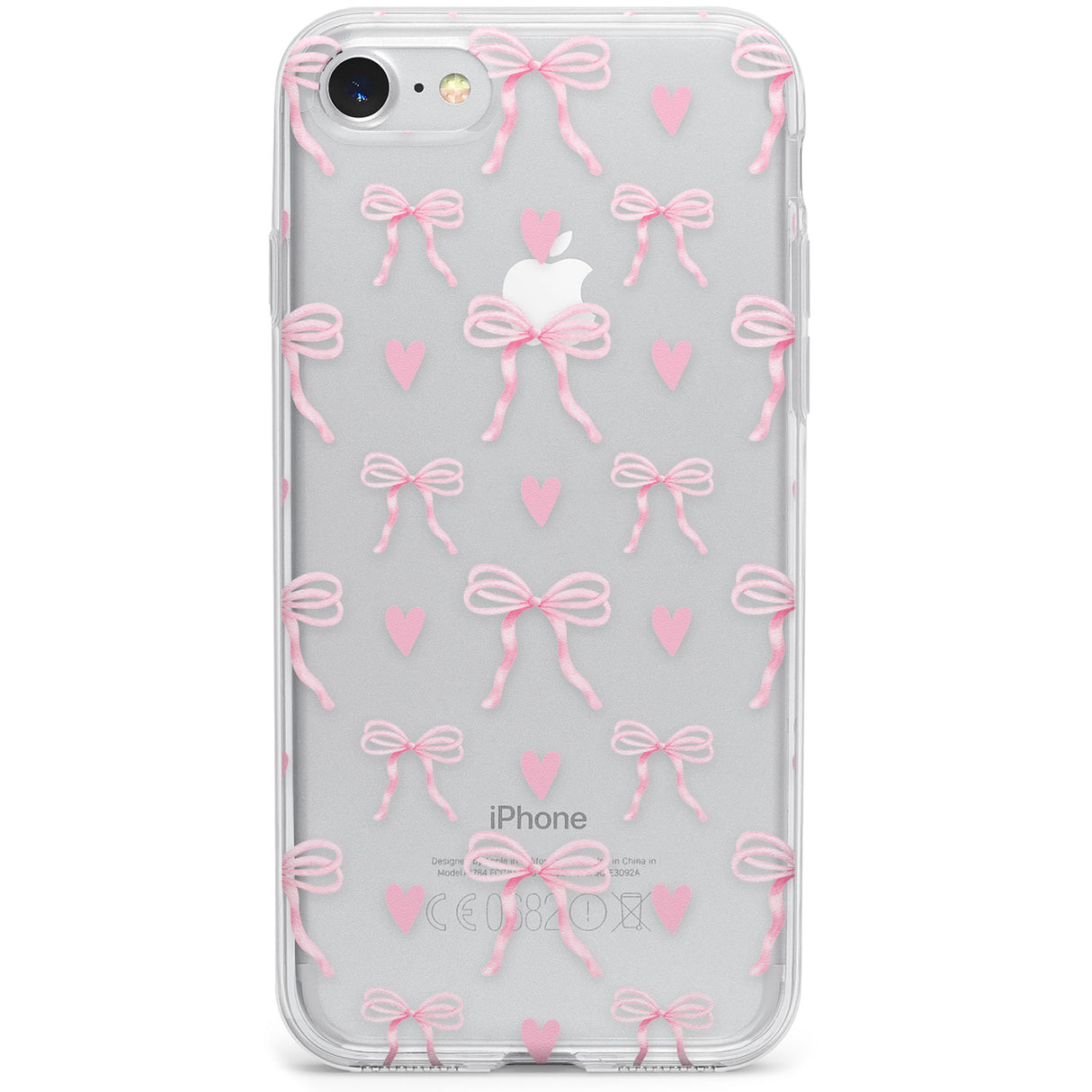 Pink Bows & Hearts Phone Case for iPhone SE 2020, iPhone SE 2022