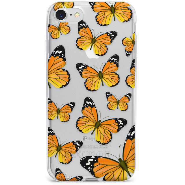Sun-Yellow Butterflies Phone Case for iPhone SE 2020, iPhone SE 2022