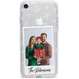 Personalised Snowflake Photo Phone Case for iPhone SE 2020, iPhone SE 2022