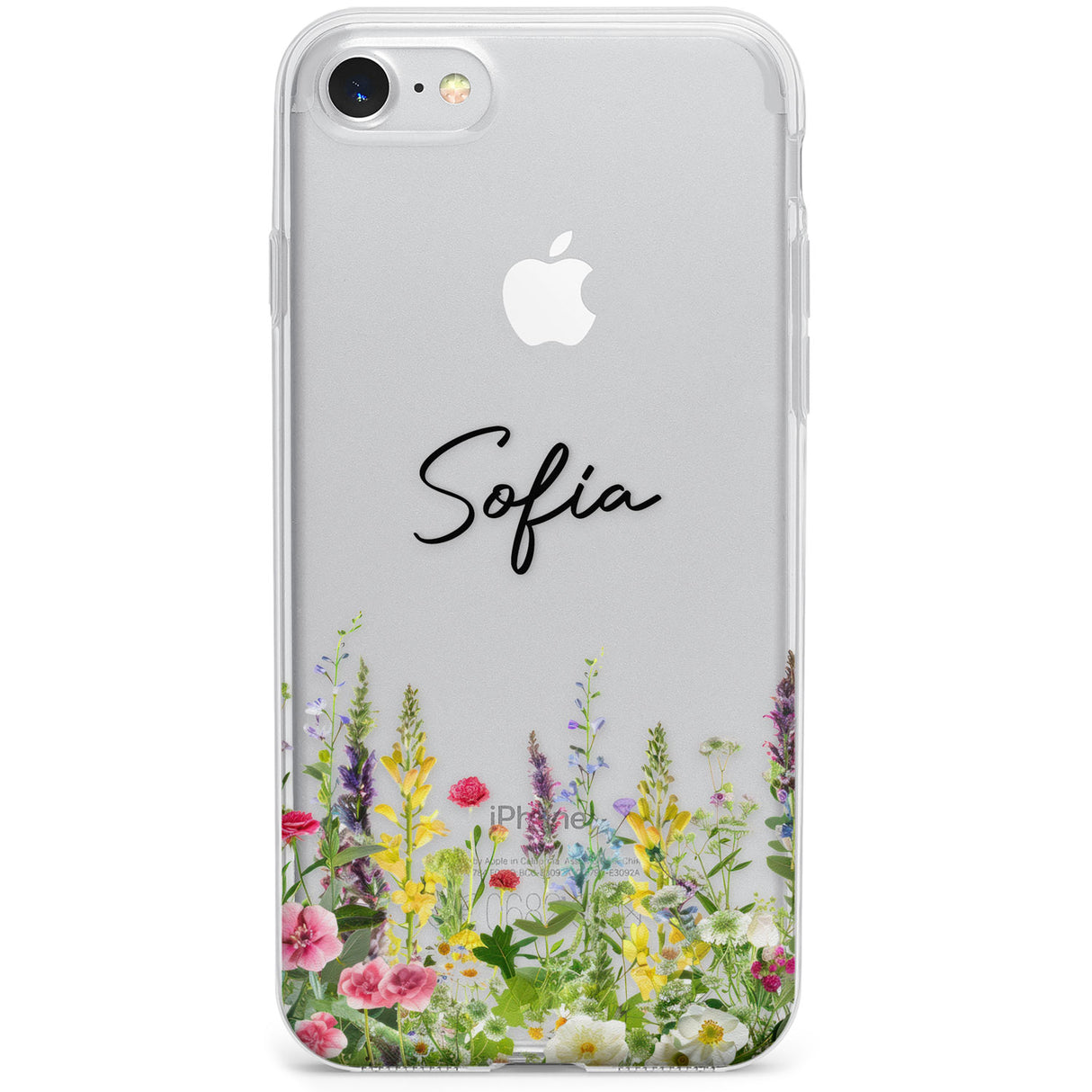 Personalised Garden Wildfowers Phone Case for iPhone SE 2020, iPhone SE 2022