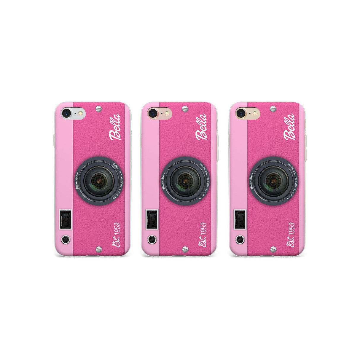 Personalised Pink Dream Camera Phone Case for iPhone SE