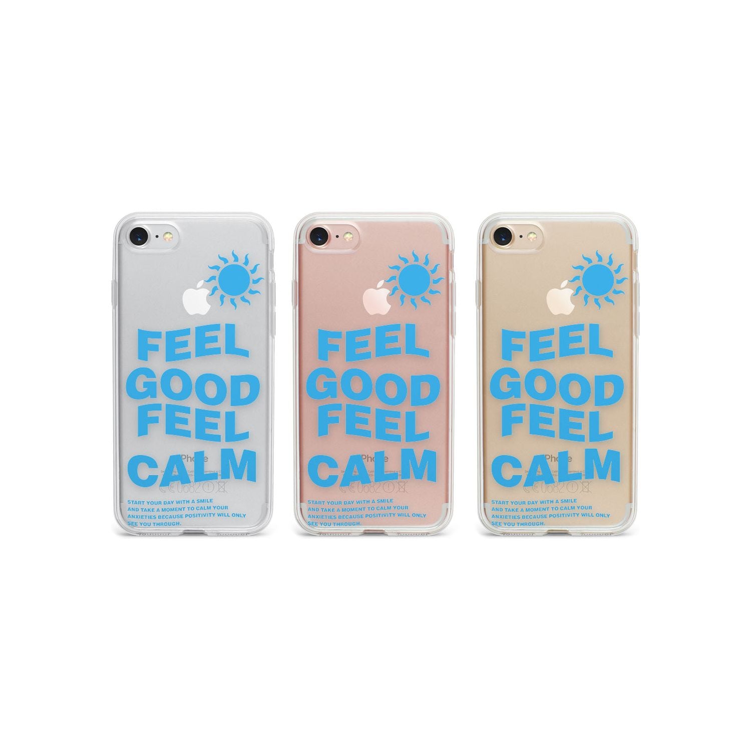 Feel Good Feel Calm (Green) Phone Case for iPhone SE