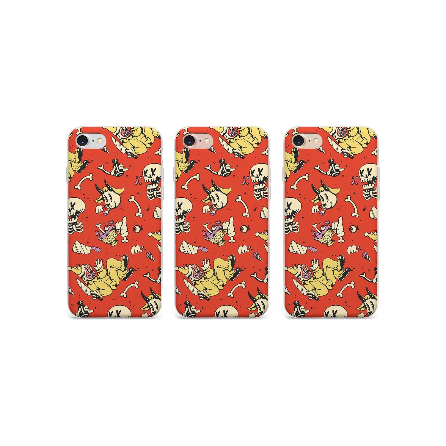 Halloween Mix Pattern Phone Case for iPhone SE