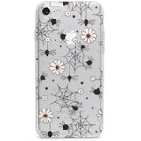 Spiders and Flowers Pattern Phone Case for iPhone SE 2020, iPhone SE 2022