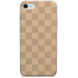 BEIGE CHECKERED Phone Case for iPhone SE 2020, iPhone SE 2022