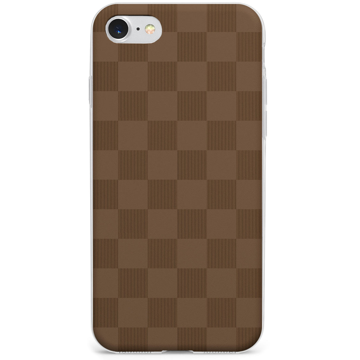 CHOCOLATE CHECKERED Phone Case for iPhone SE 2020, iPhone SE 2022