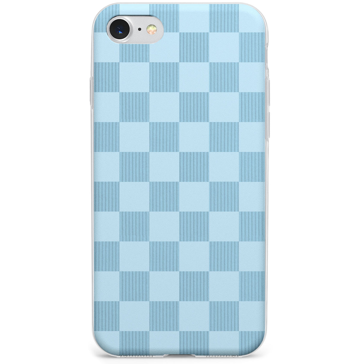 SKYBLUE CHECKERED Phone Case for iPhone SE 2020, iPhone SE 2022