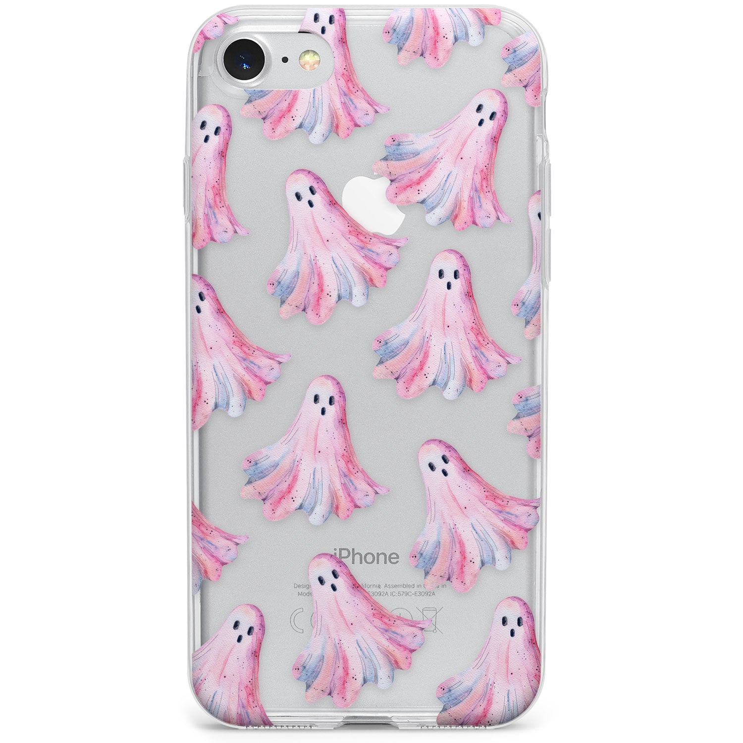 Pink Ghosts Phone Case for iPhone SE 2020, iPhone SE 2022