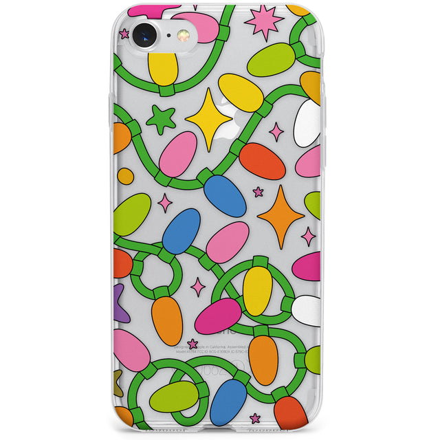 Festive Lights Pattern Phone Case for iPhone SE 2020, iPhone SE 2022