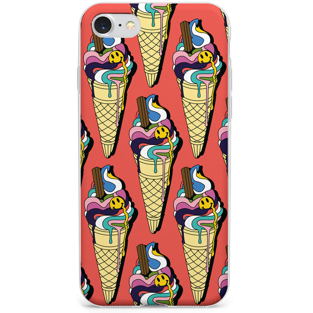 Trip & Drip Ice Cream (Red) Phone Case for iPhone SE 2020, iPhone SE 2022