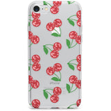 Disco Cherry Pattern Phone Case for iPhone SE 2020, iPhone SE 2022