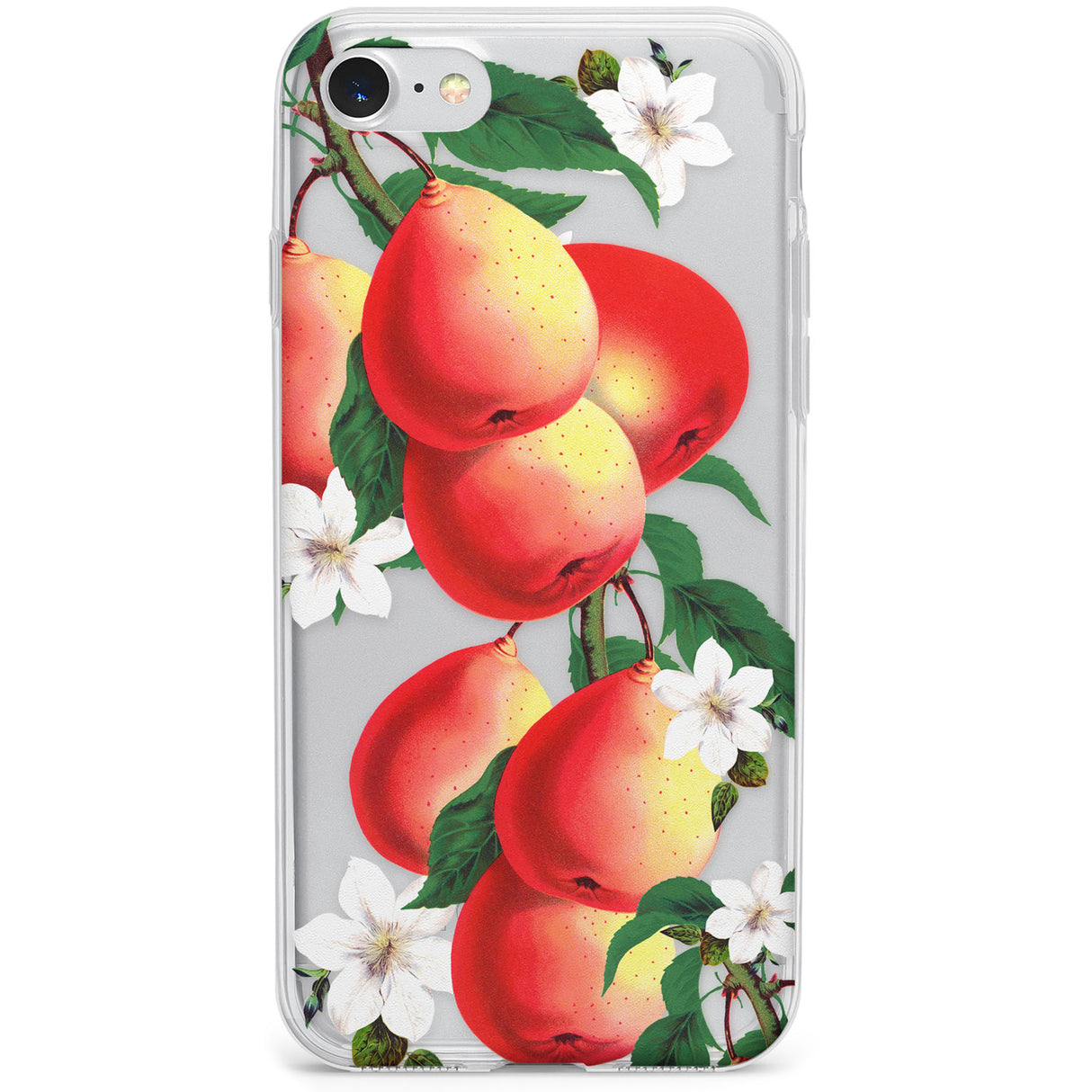 Vintage Painted Peaches Phone Case for iPhone SE 2020, iPhone SE 2022