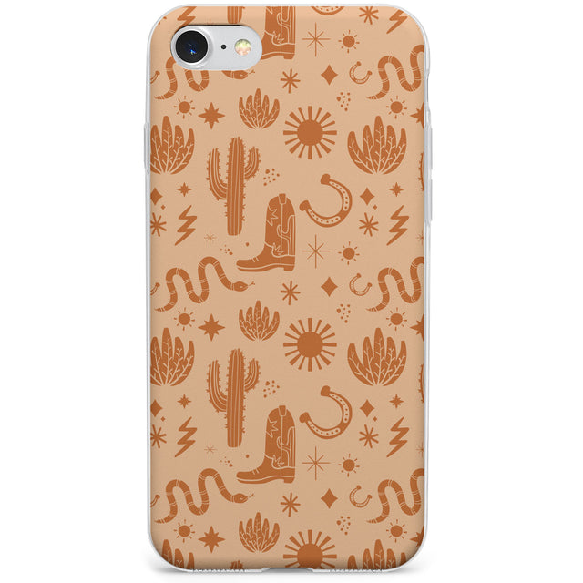 Wild West Pattern Phone Case for iPhone SE 2020, iPhone SE 2022