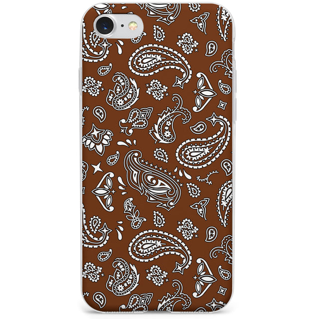 Brown Bandana Phone Case for iPhone SE 2020, iPhone SE 2022