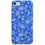 Blue Bandana Phone Case for iPhone SE 2020, iPhone SE 2022