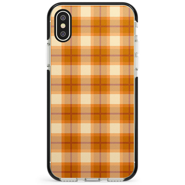 Pumpkin Plaid Phone Case for iPhone X XS Max XR