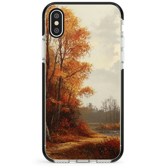 Vintage Autumn Oil Painting Phone Case for iPhone X XS Max XR