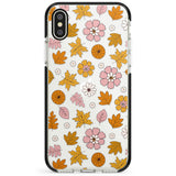 Autumn Leaves and Flowers Phone Case for iPhone X XS Max XR