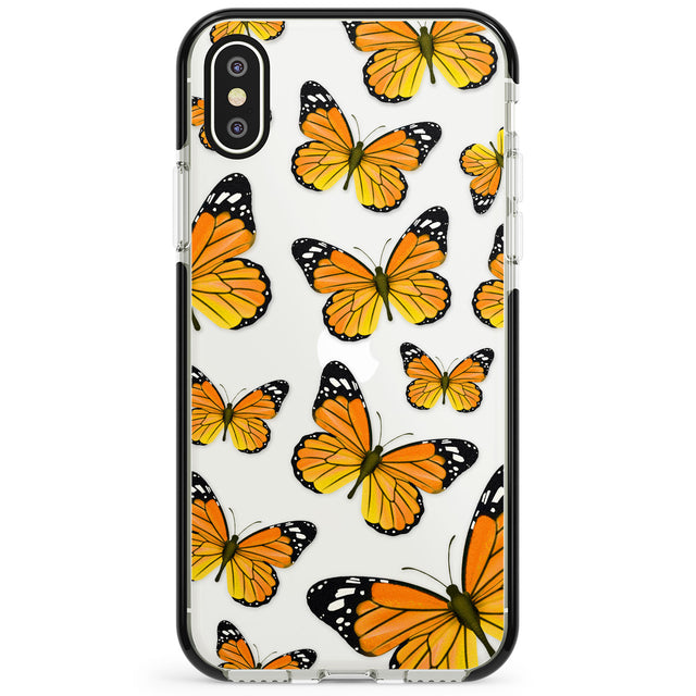 Sun-Yellow Butterflies Phone Case for iPhone X XS Max XR