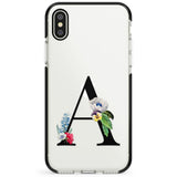 Personalised Floral Initial Phone Case for iPhone X XS Max XR