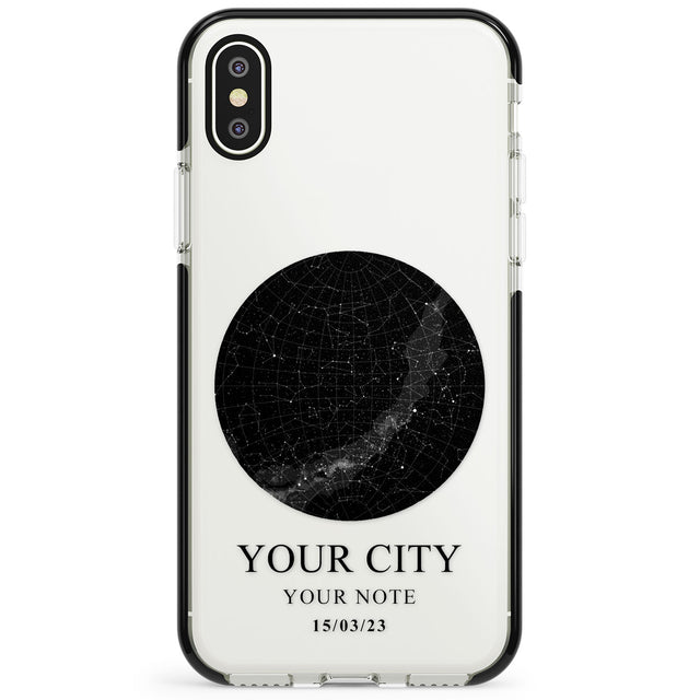 Personalised Star Map Phone Case for iPhone X XS Max XR