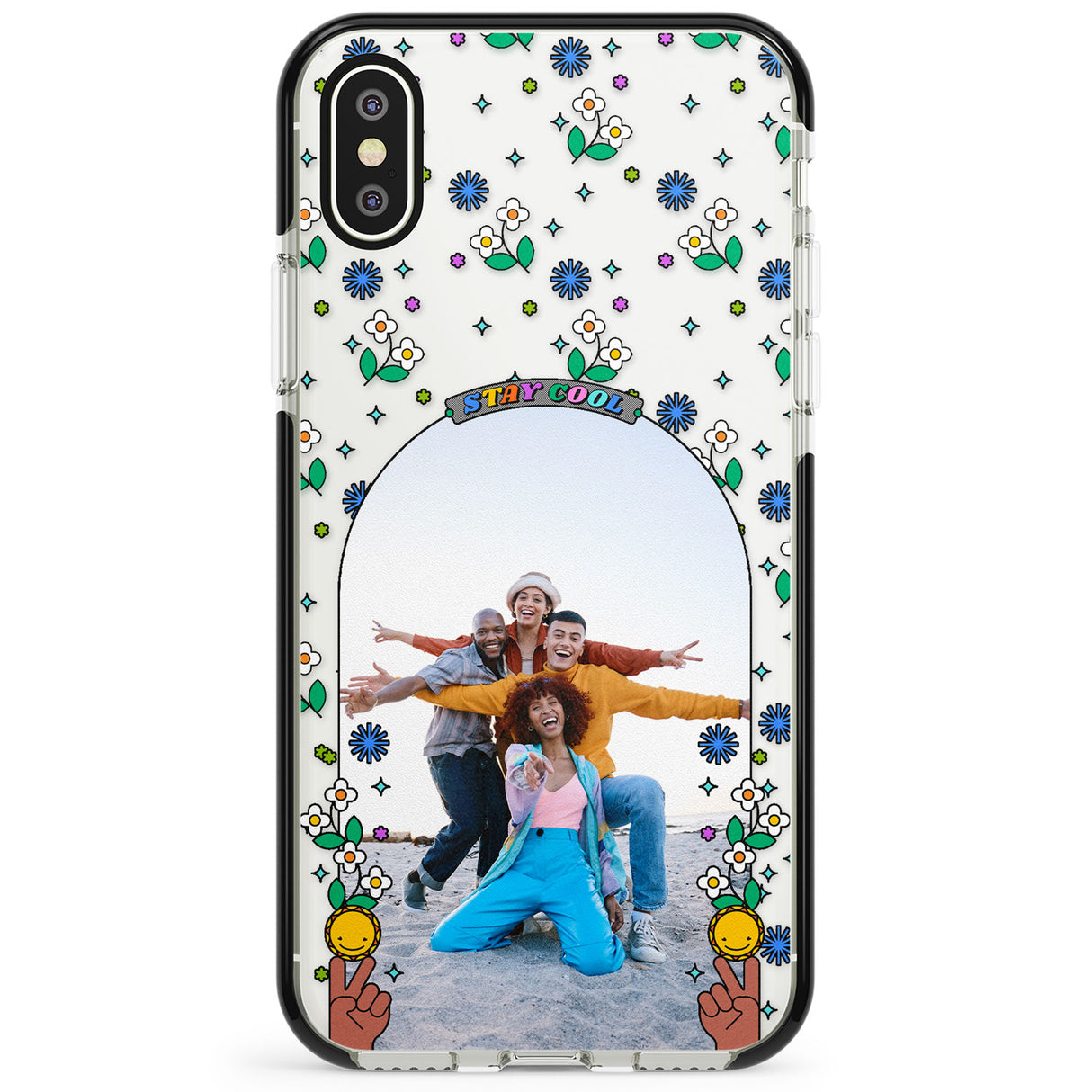 Personalised Summer Photo Frame Phone Case for iPhone X XS Max XR
