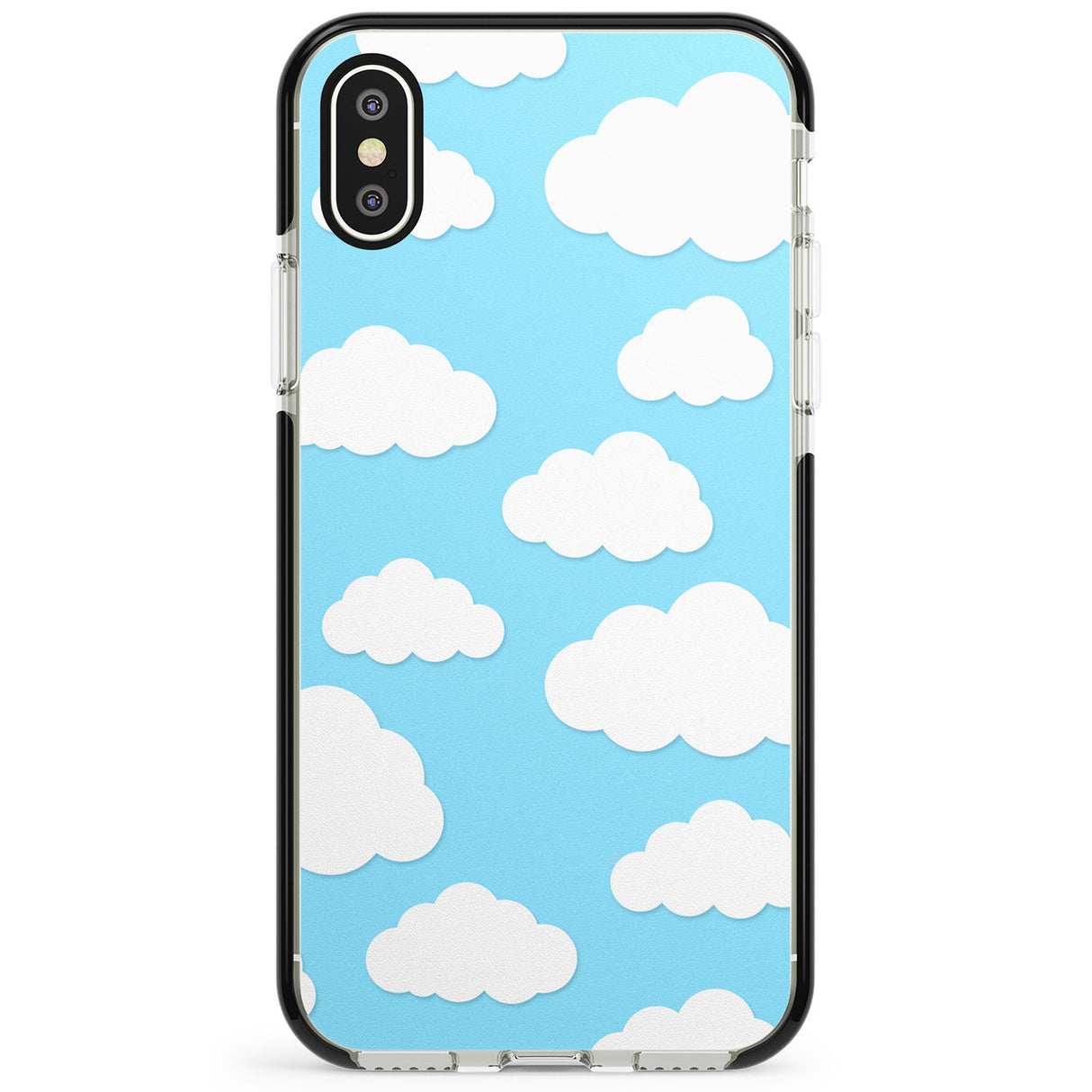 Blue Sky & Clouds Pattern Phone Case for iPhone X XS Max XR