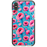 Tropical Pink Poppies Phone Case for iPhone X XS Max XR