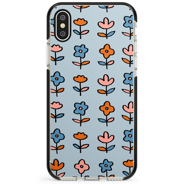 Vinage Floral Array Phone Case for iPhone X XS Max XR