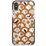 Halloween Skulls and Flowers Phone Case for iPhone X XS Max XR