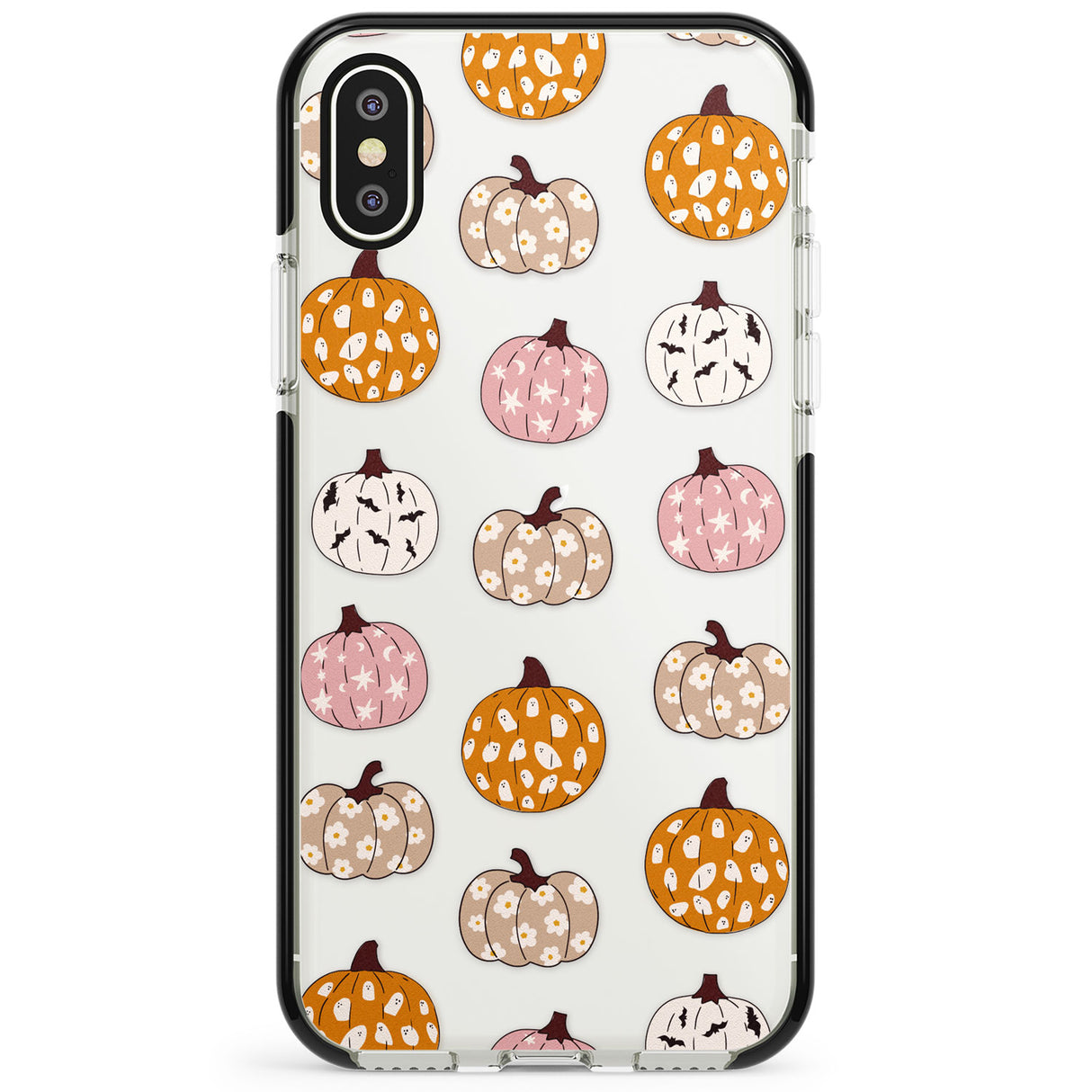 Floral Pumpkins Phone Case for iPhone X XS Max XR