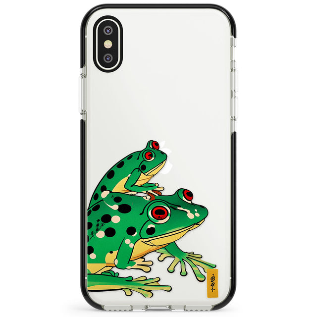 Matsumoto Hoji Frog Green Phone Case for iPhone X XS Max XR