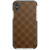 CHOCOLATE CHECKERED Phone Case for iPhone X XS Max XR