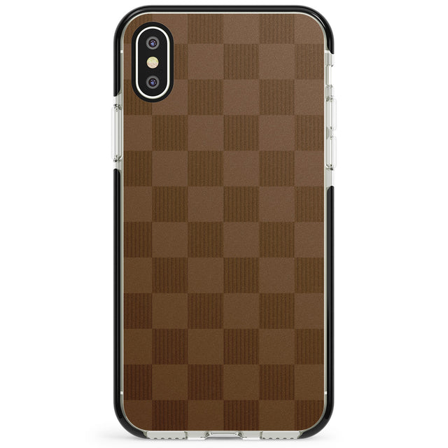 CHOCOLATE CHECKERED Phone Case for iPhone X XS Max XR