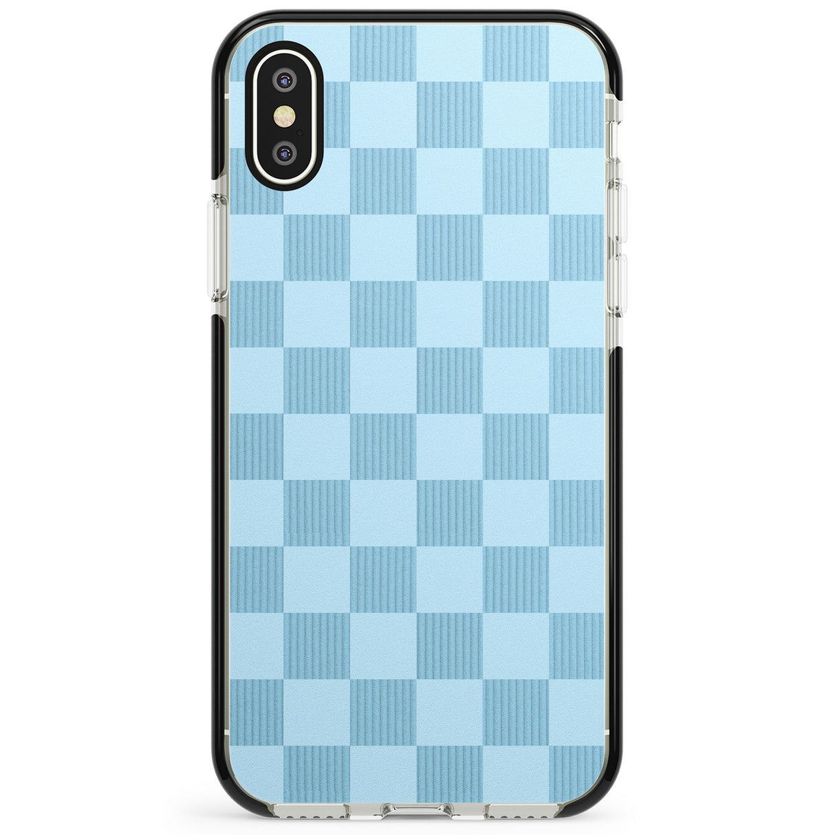 SKYBLUE CHECKERED Phone Case for iPhone X XS Max XR